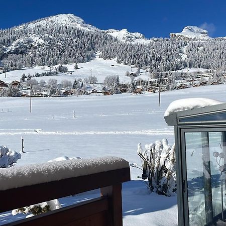 Chalet D'Ayral Avec Jardin Privatif Apartment Leysin Exterior photo