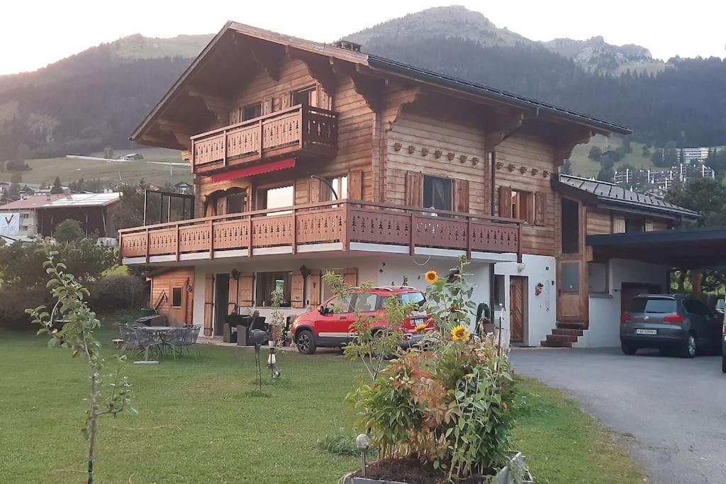 Chalet D'Ayral Avec Jardin Privatif Apartment Leysin Exterior photo